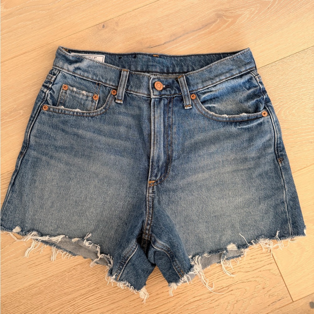 GAP high waisted denim shorts